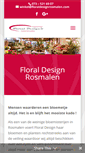 Mobile Screenshot of floraldesignrosmalen.com