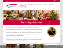 Tablet Screenshot of floraldesignrosmalen.com